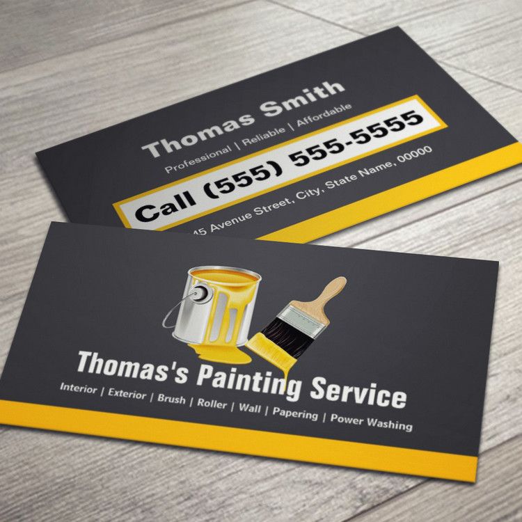 painters business cards examples 4