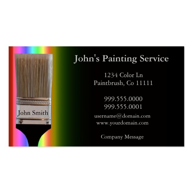 painters business cards examples 7