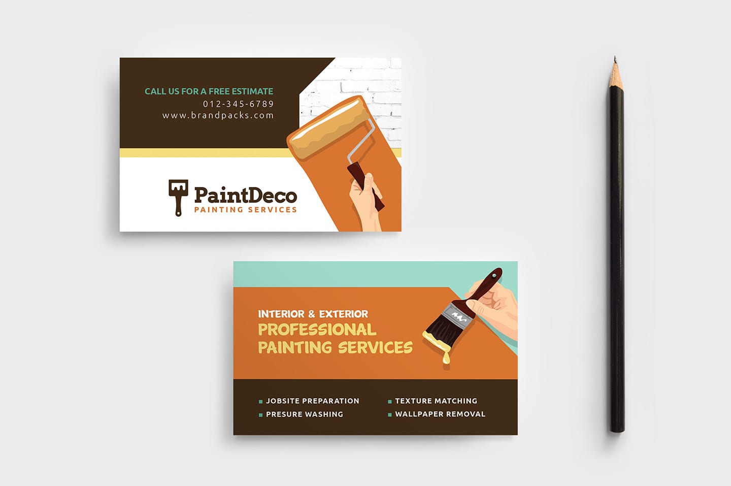 painting business cards 3