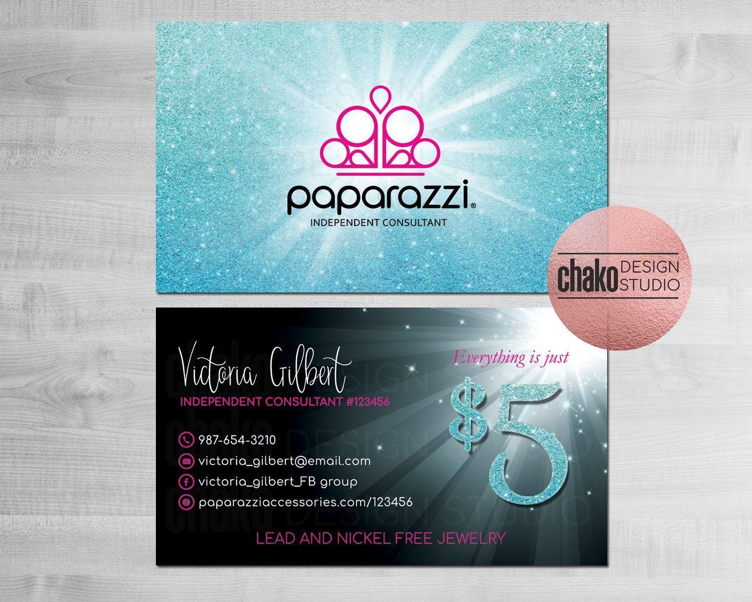 paparazzi accessories business cards vistaprint 2