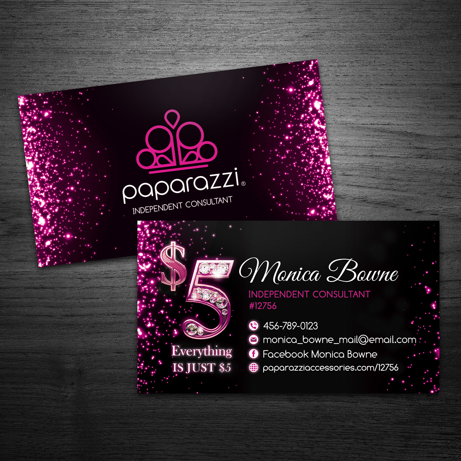 paparazzi business cards 2