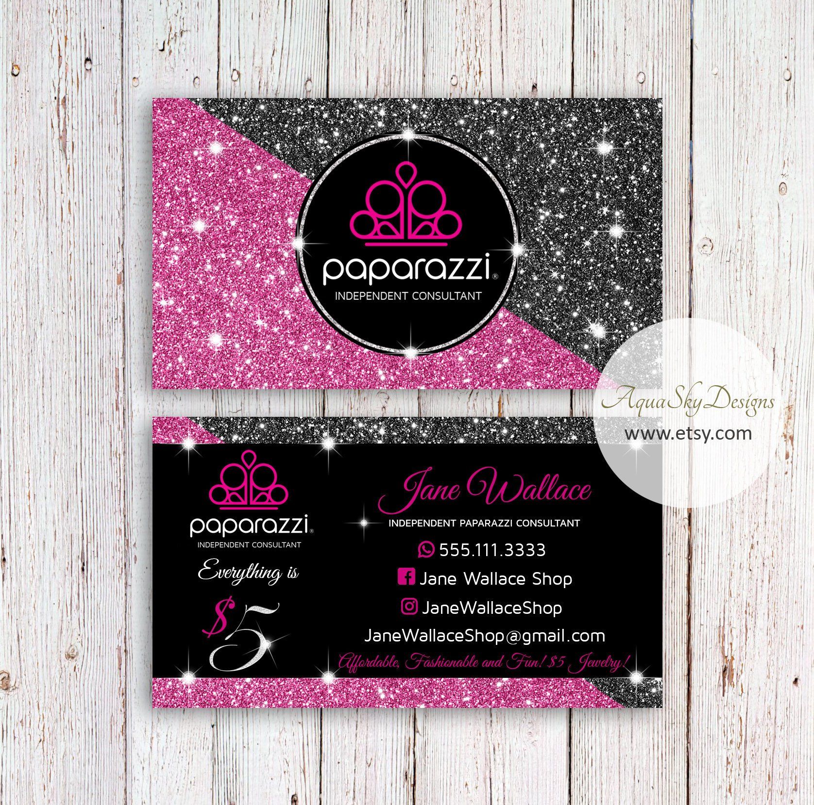 paparazzi business cards templates 1