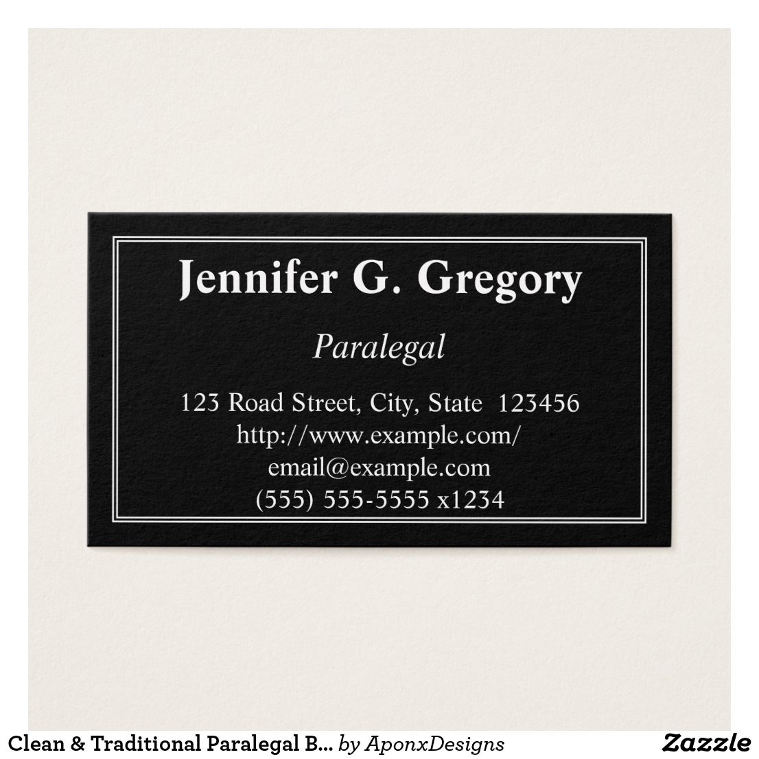 paralegal business cards 1