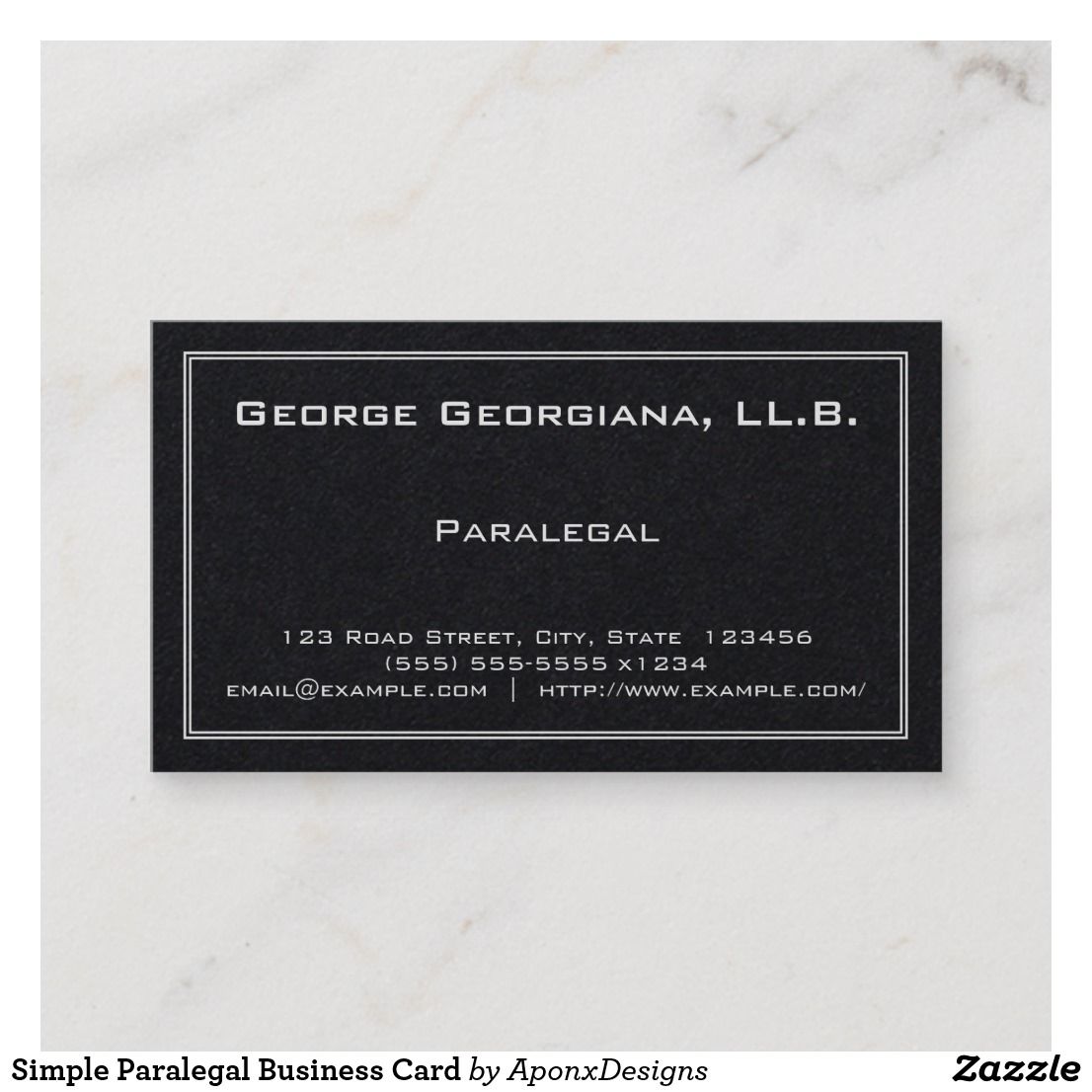 paralegal business cards 2