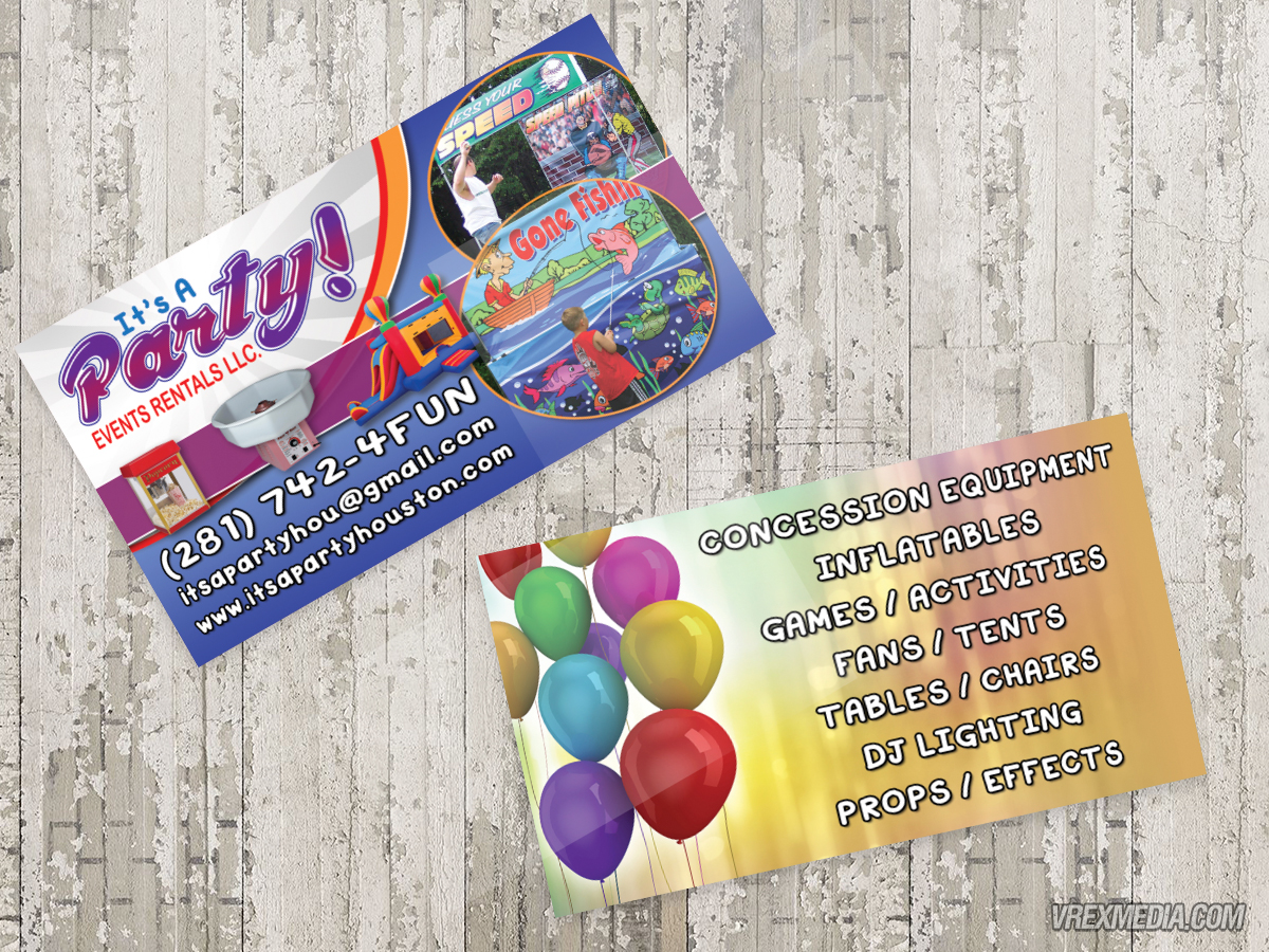 party business cards 3