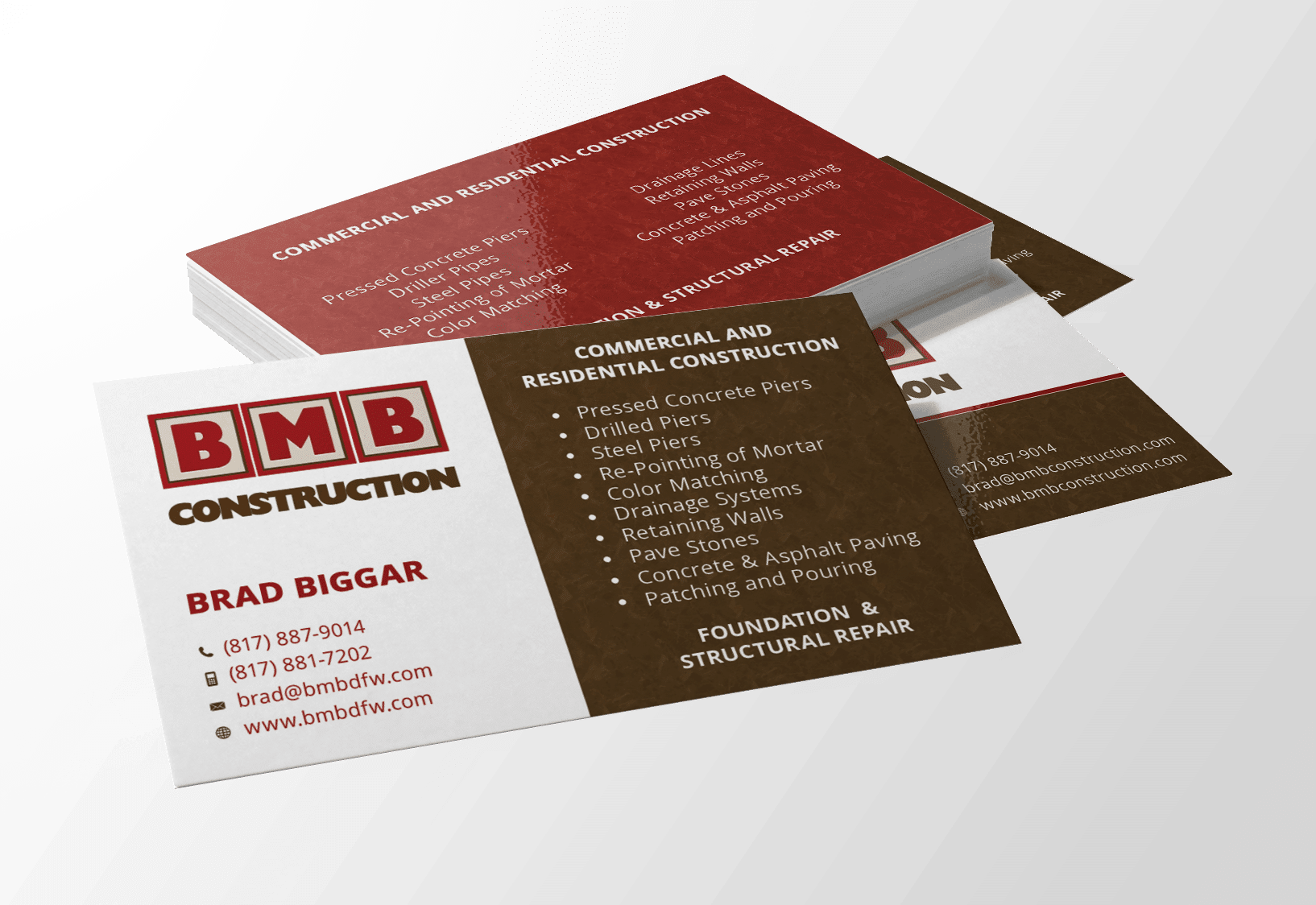 paving business cards 3