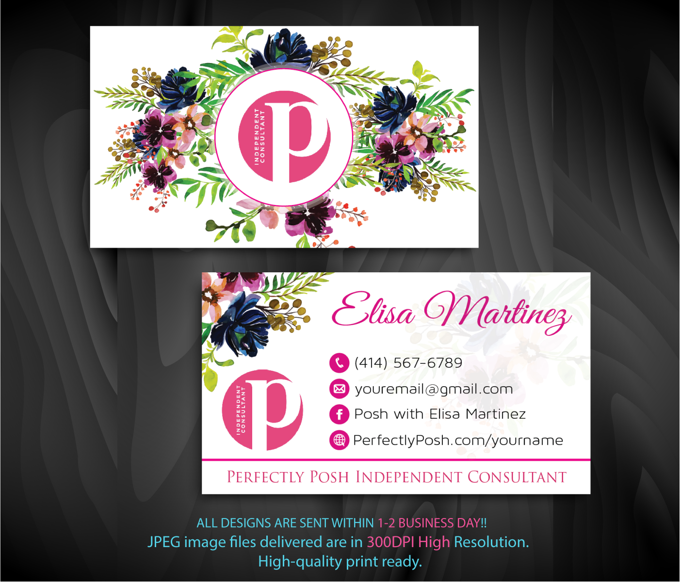 perfectly posh business cards templates 2