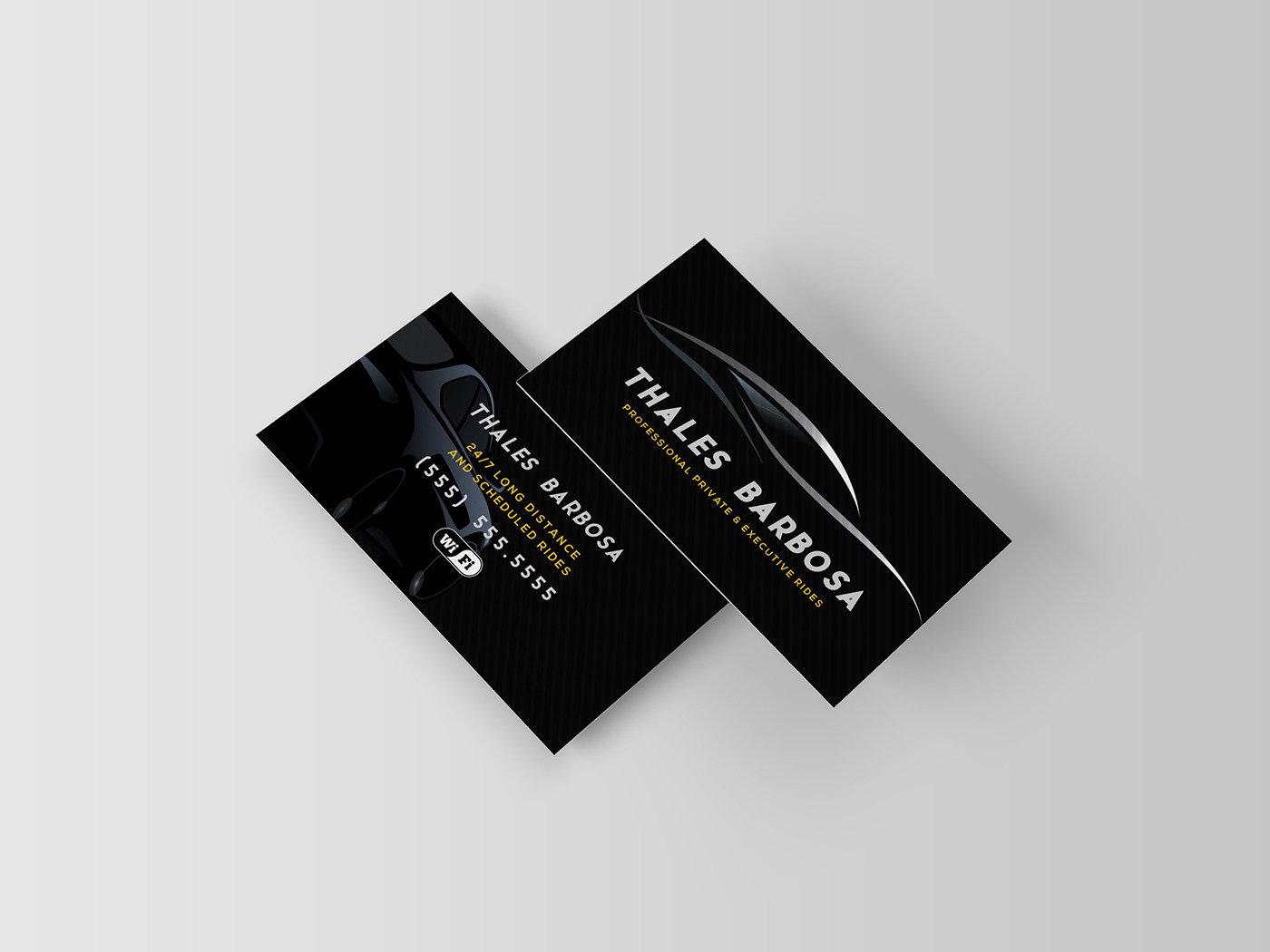personal driver business cards 1