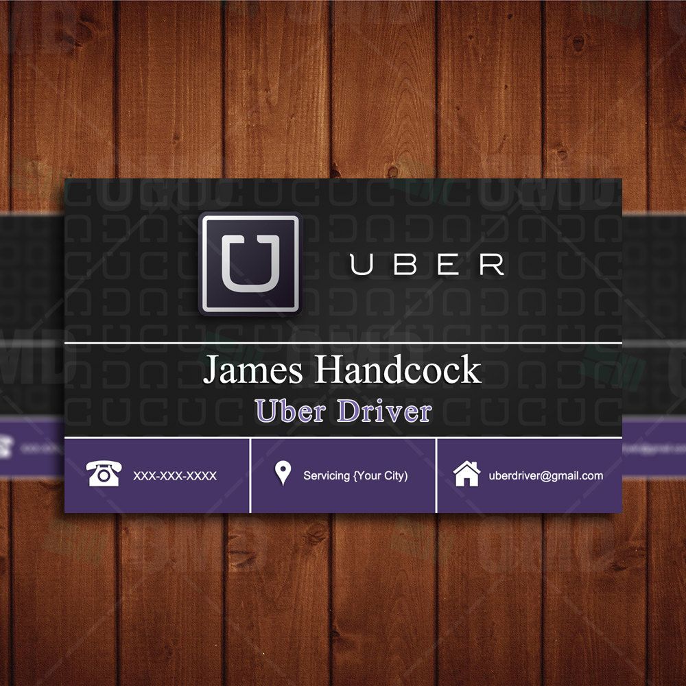 personal driver business cards 3