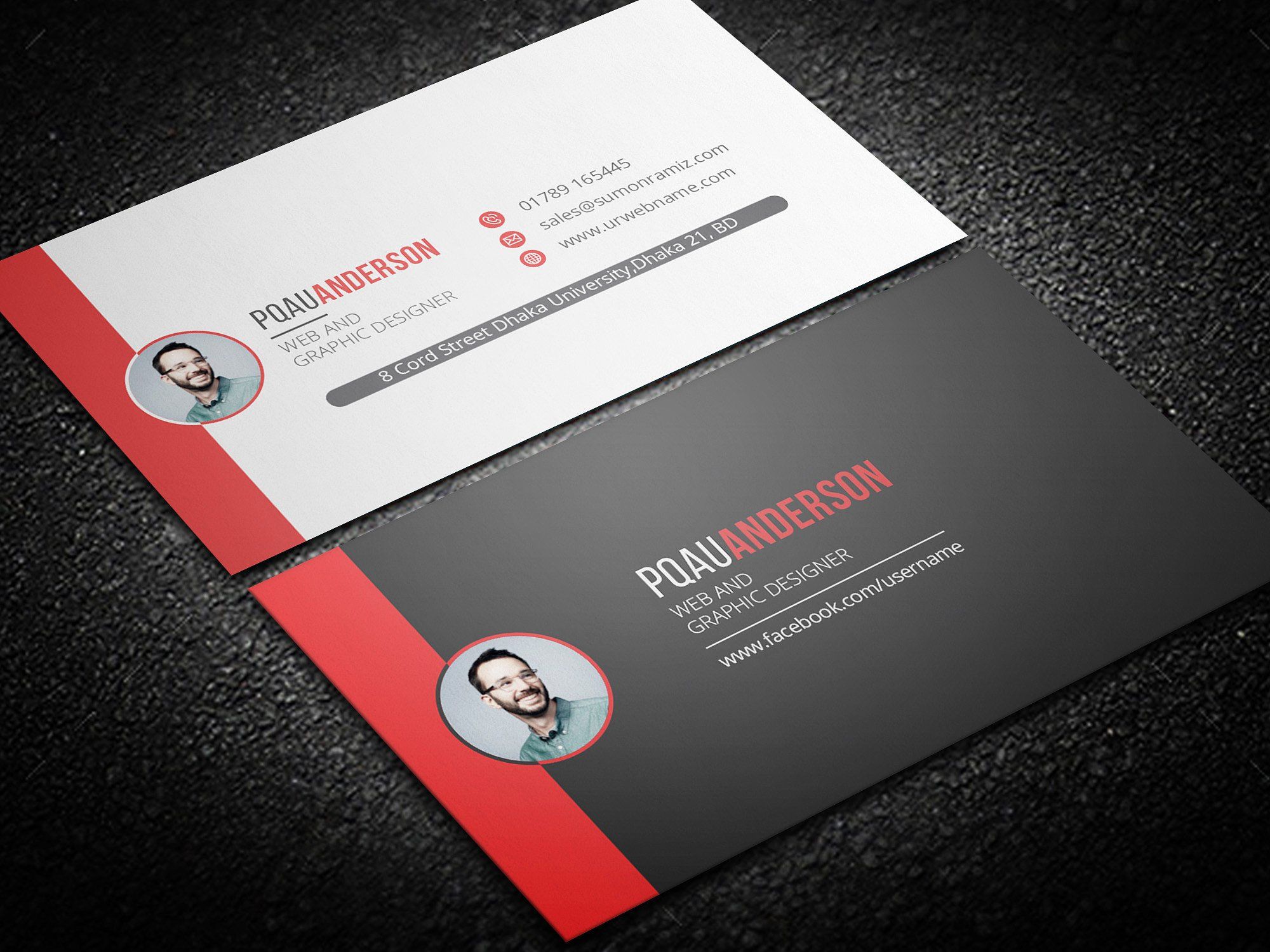 personal photo business cards 1