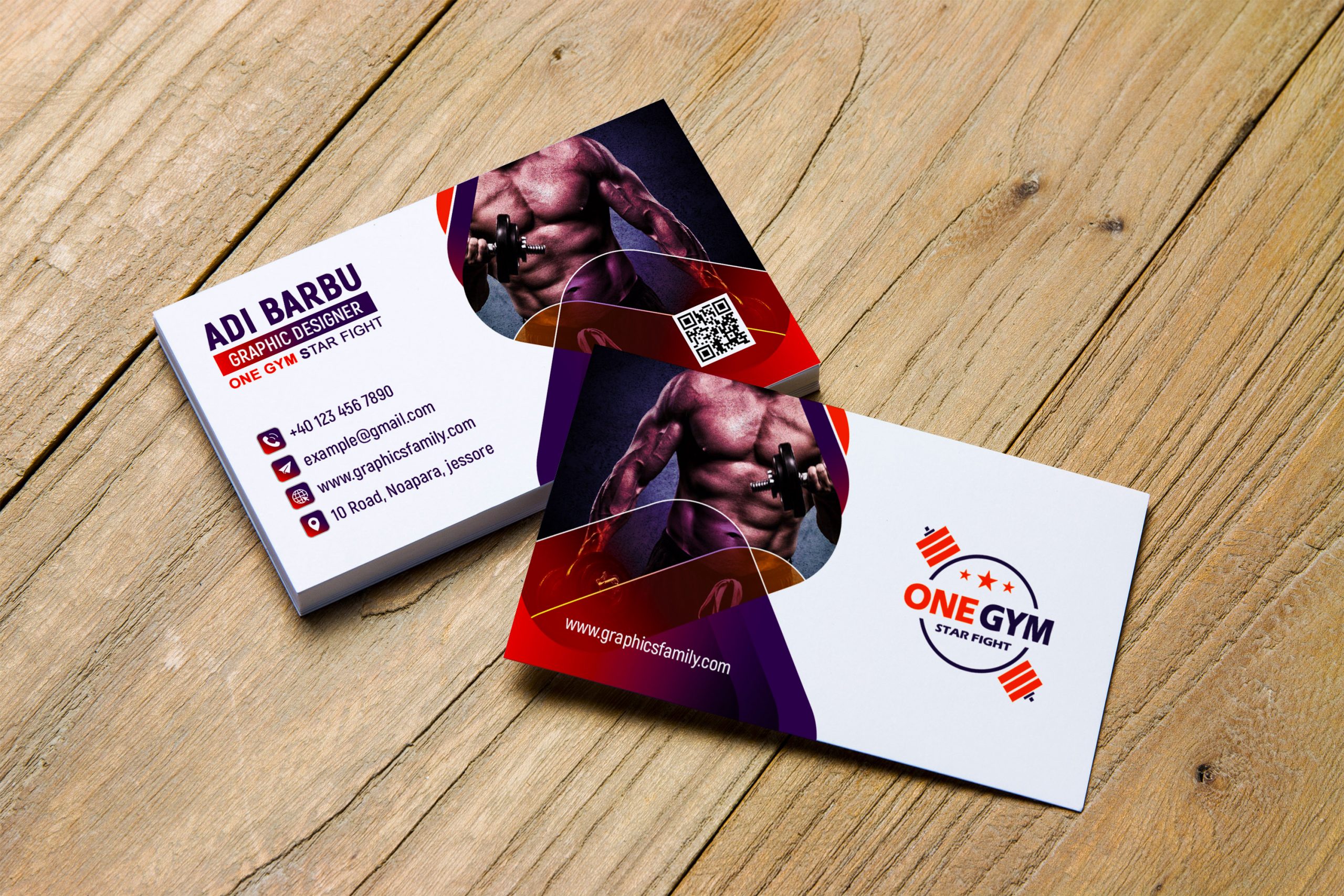 personal trainer business cards examples 5