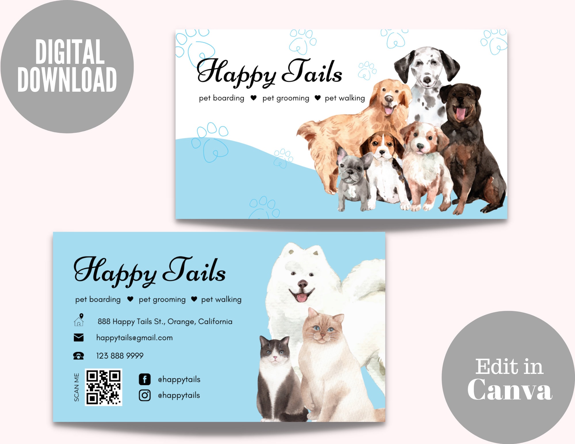 pet business cards 1