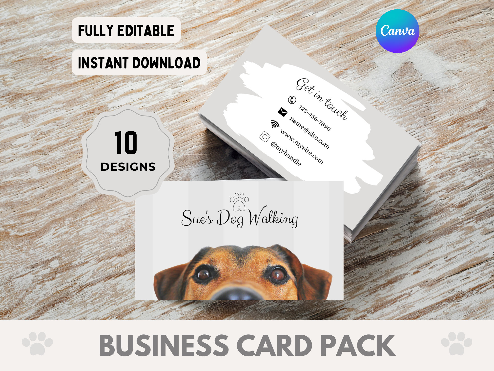 pet business cards 2