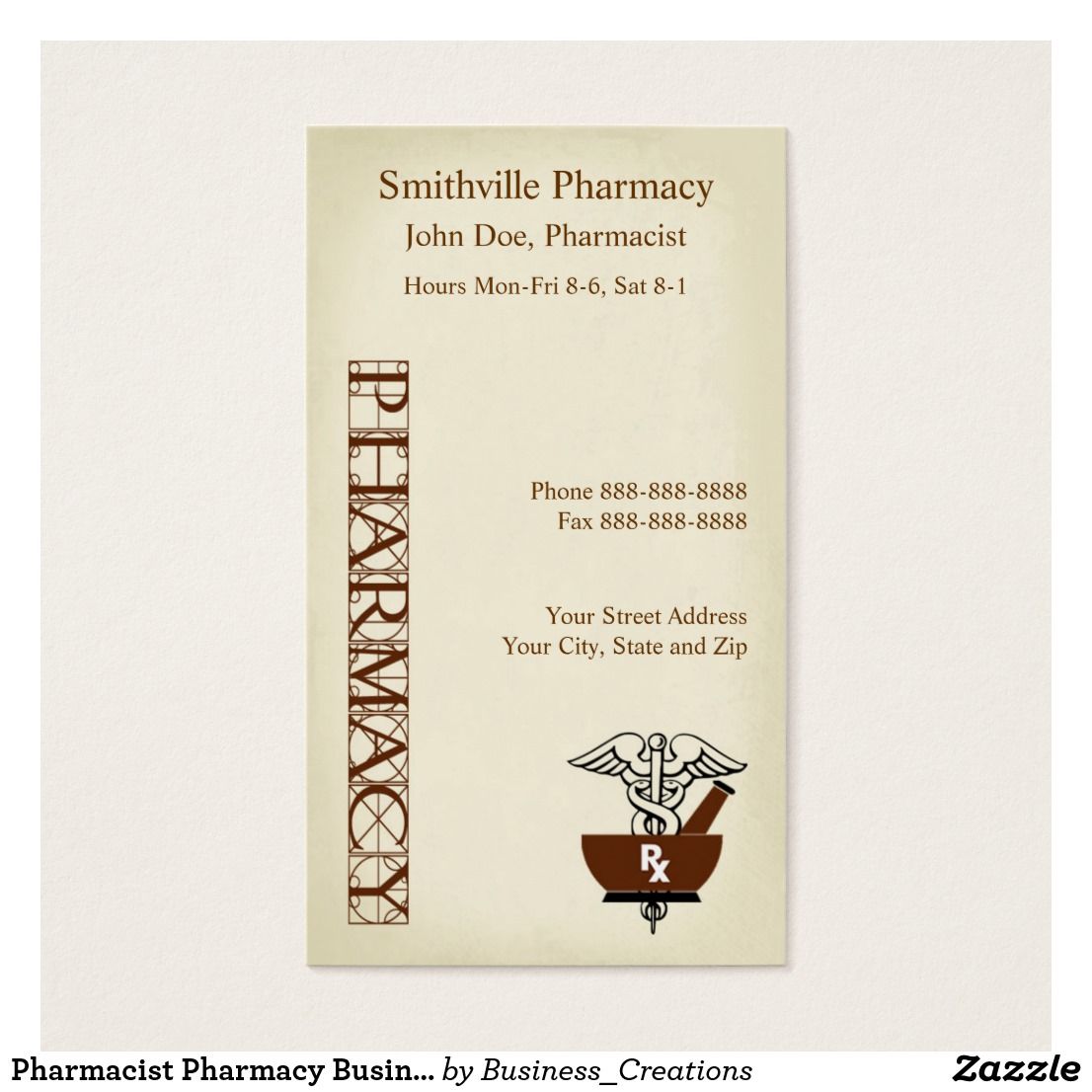 pharmacist business cards 3