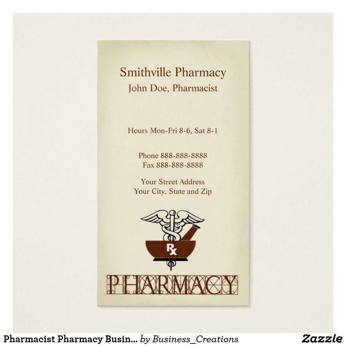 pharmacist business cards 5