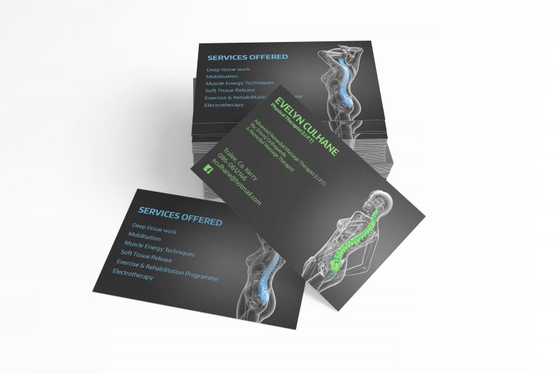 physical therapist business cards 1