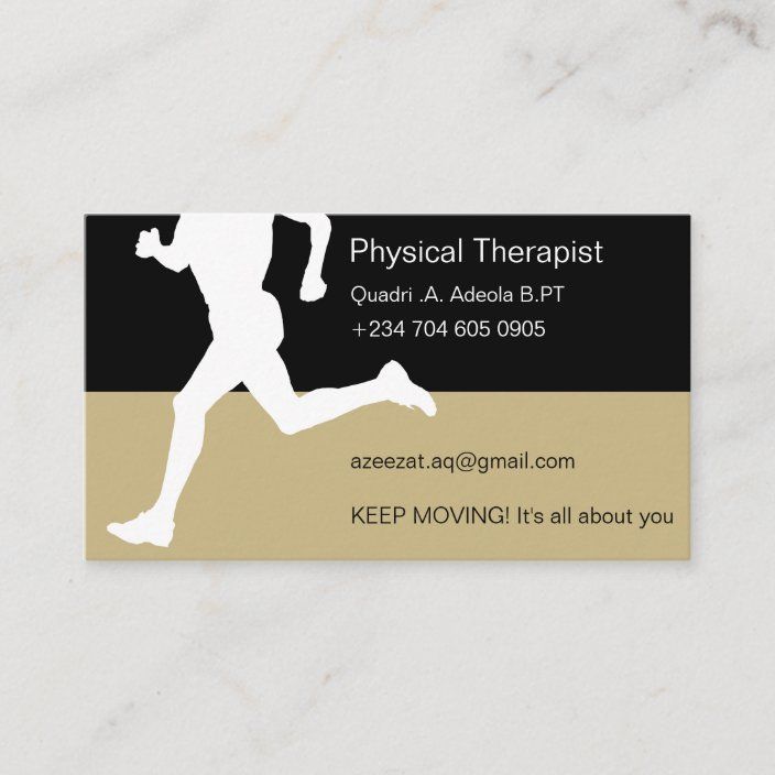 physical therapist business cards 2