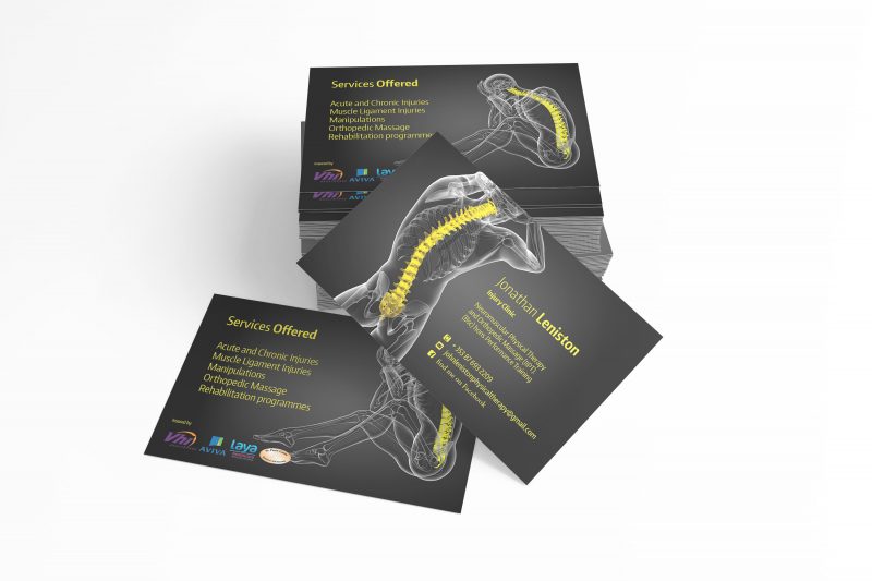 physical therapist business cards 3