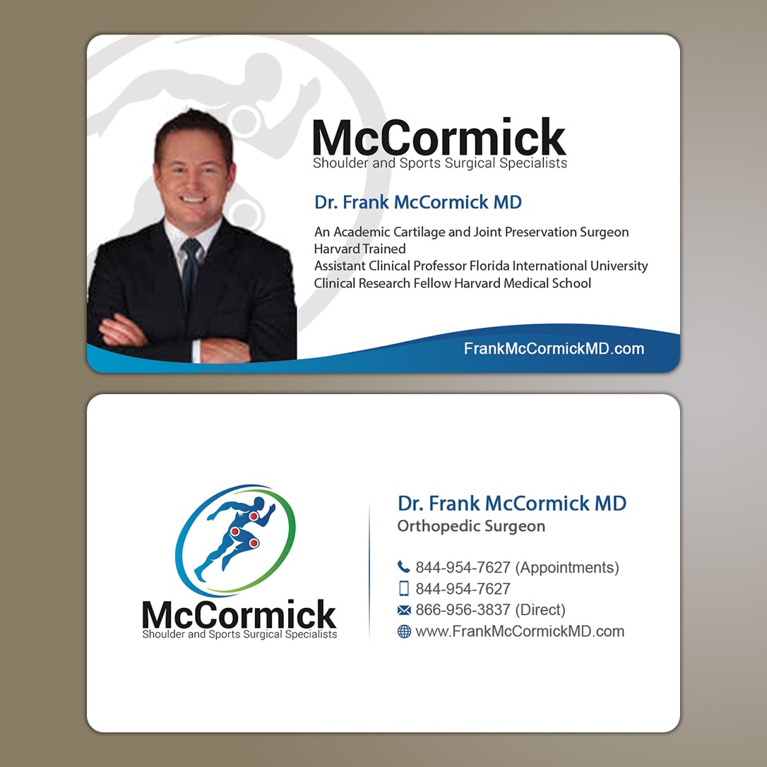 physician assistant business cards 3