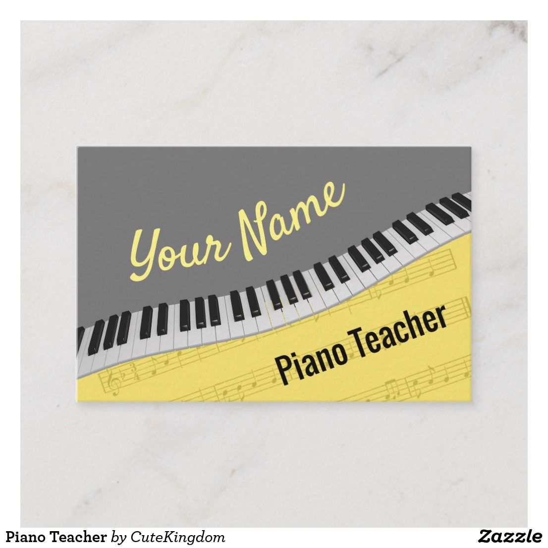 piano teacher business cards 4