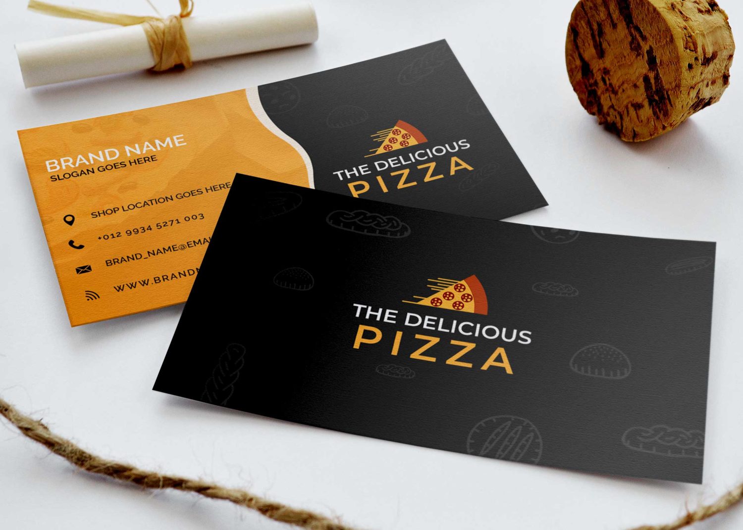 pizza business cards 2