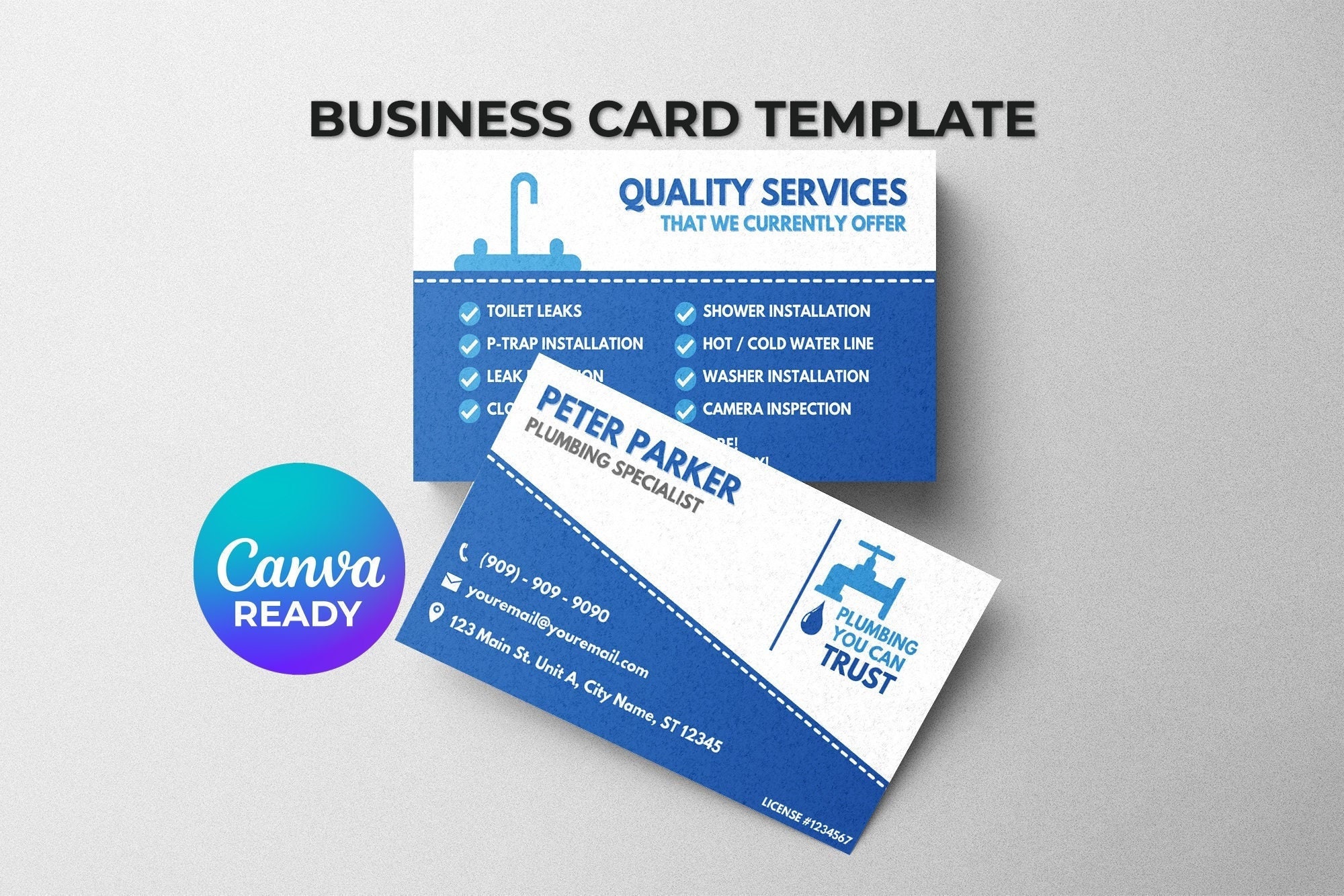 Plumbing Business Cards: How to Create an Effective Design - BusinessCards