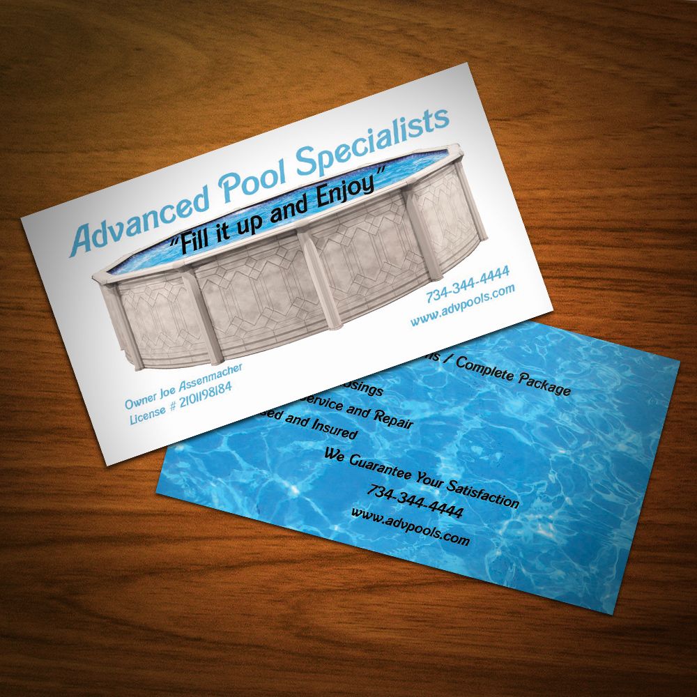 pool company business cards 3
