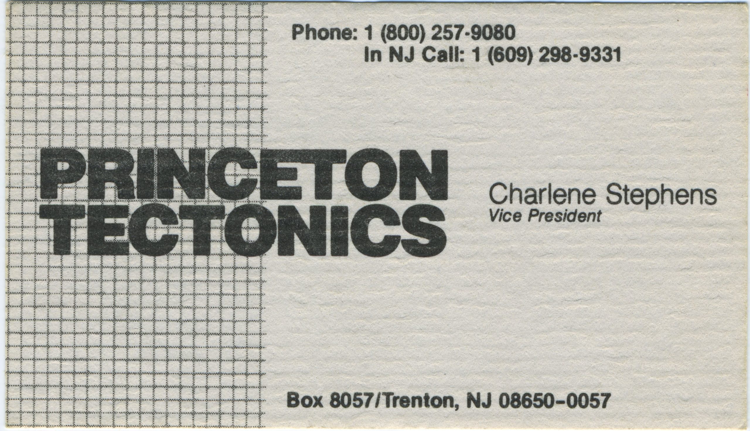 princeton business cards 2