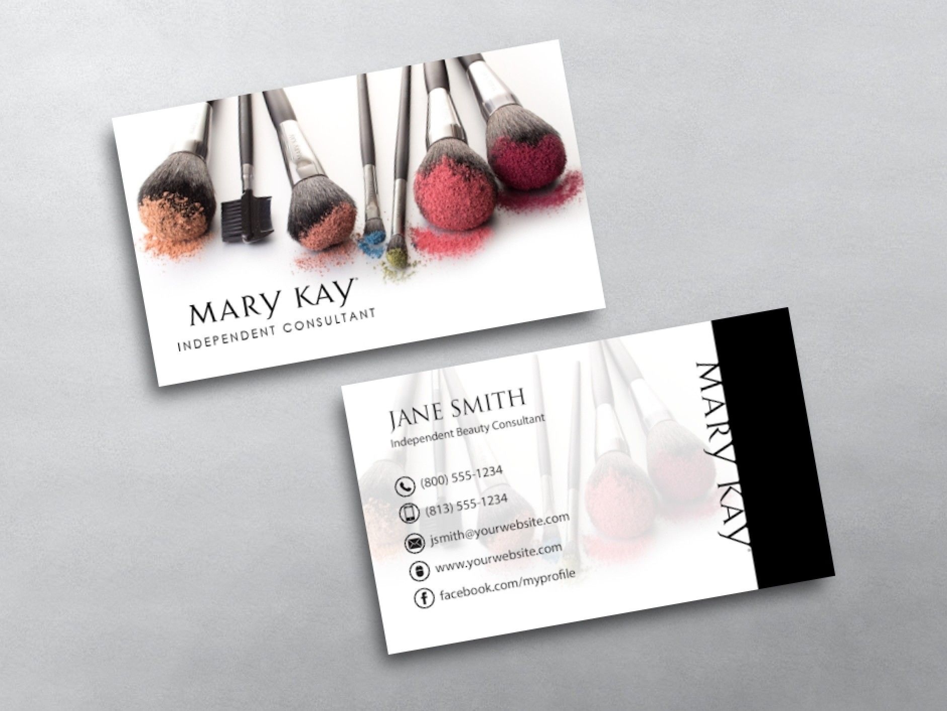 printable mary kay business cards 1