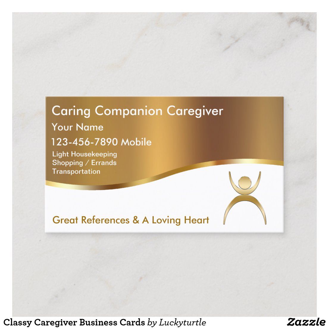 private caregiver business cards 3