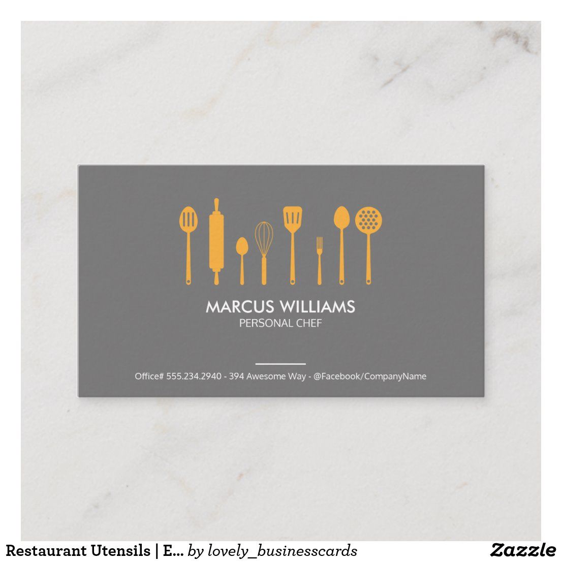 private chef business cards 3