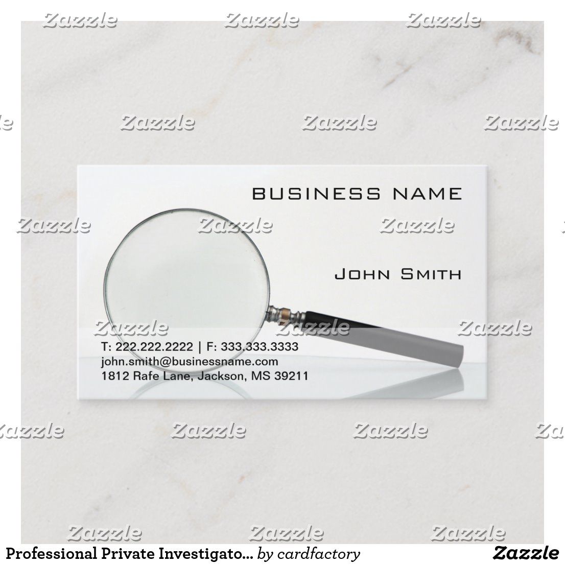 private investigators business cards 2