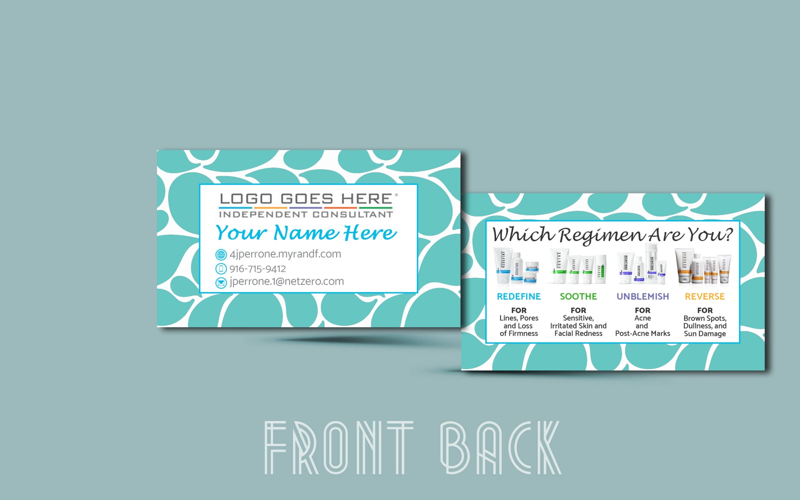 promo code for rodan and fields business cards 4