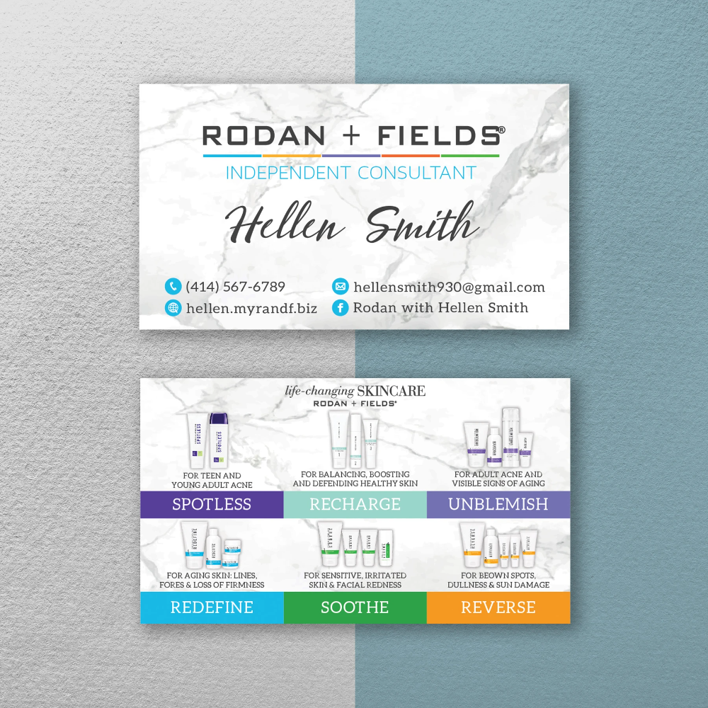 promo code for rodan and fields business cards 8