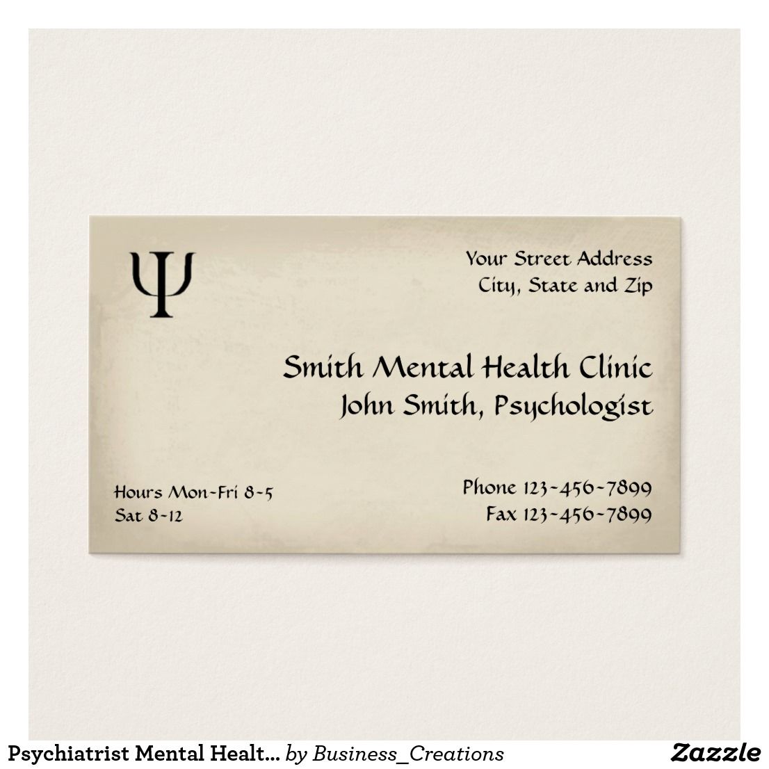 psychiatrist business cards 2