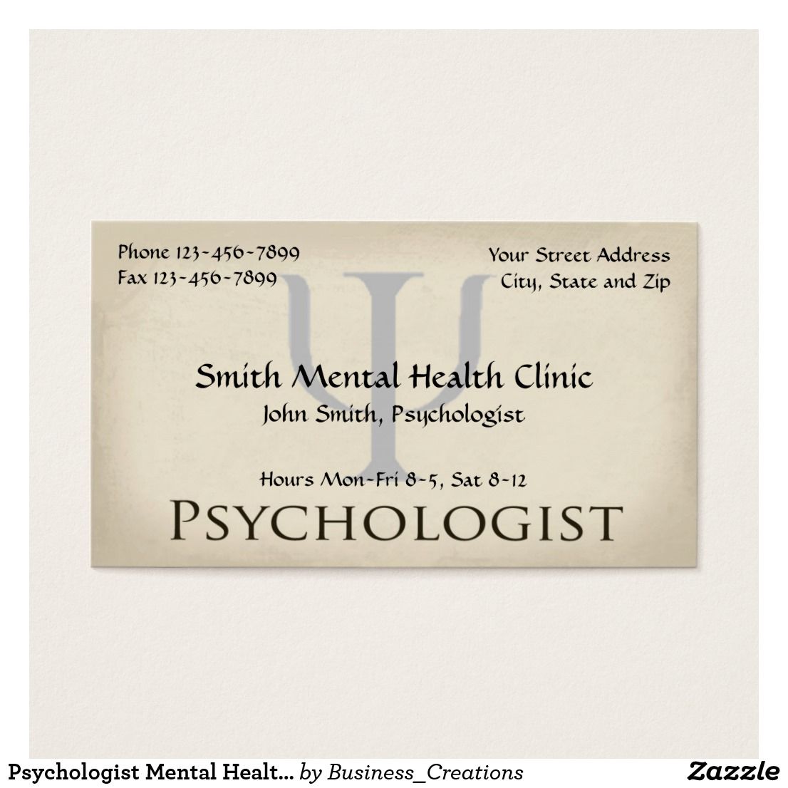 psychiatrist business cards 3
