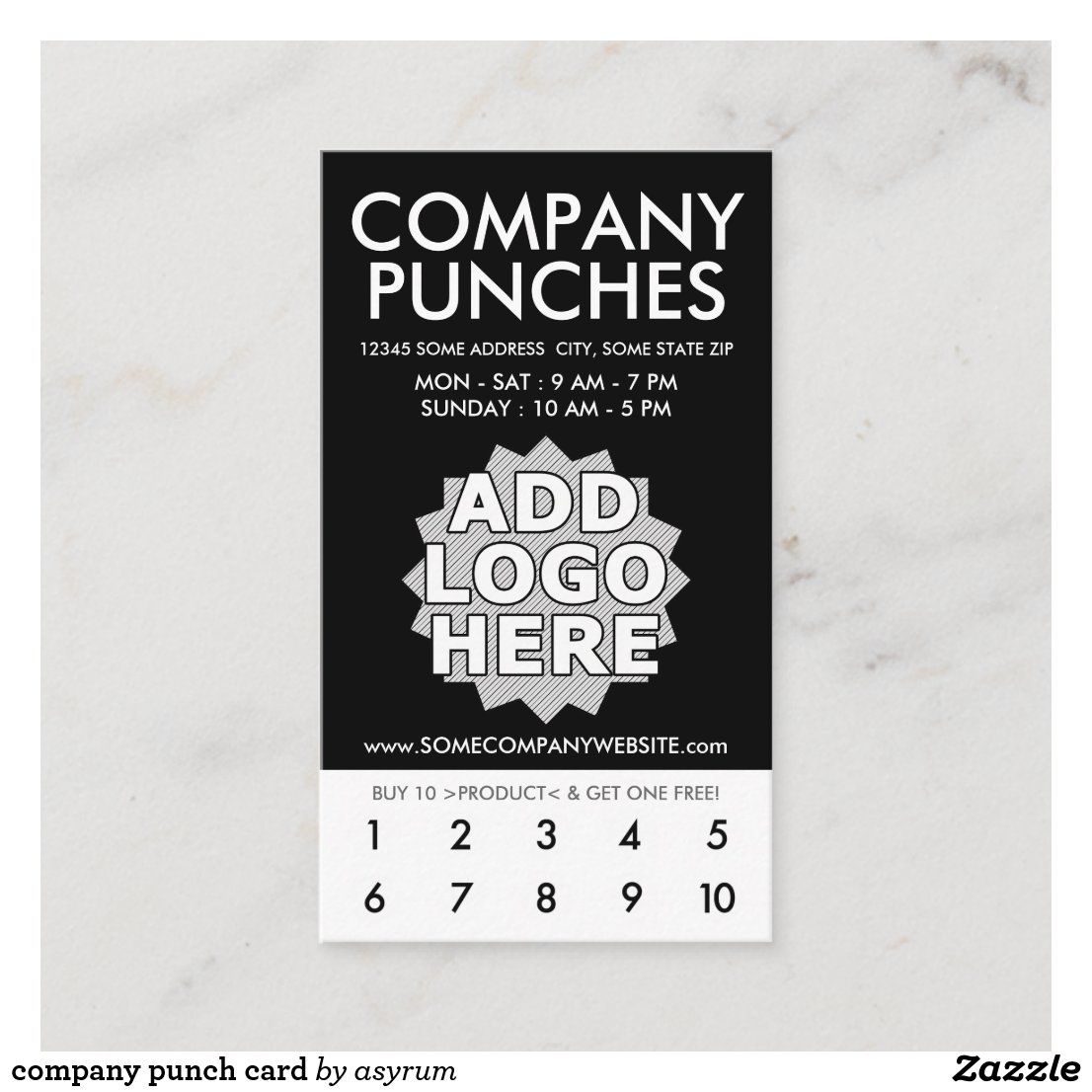 punched business cards 7
