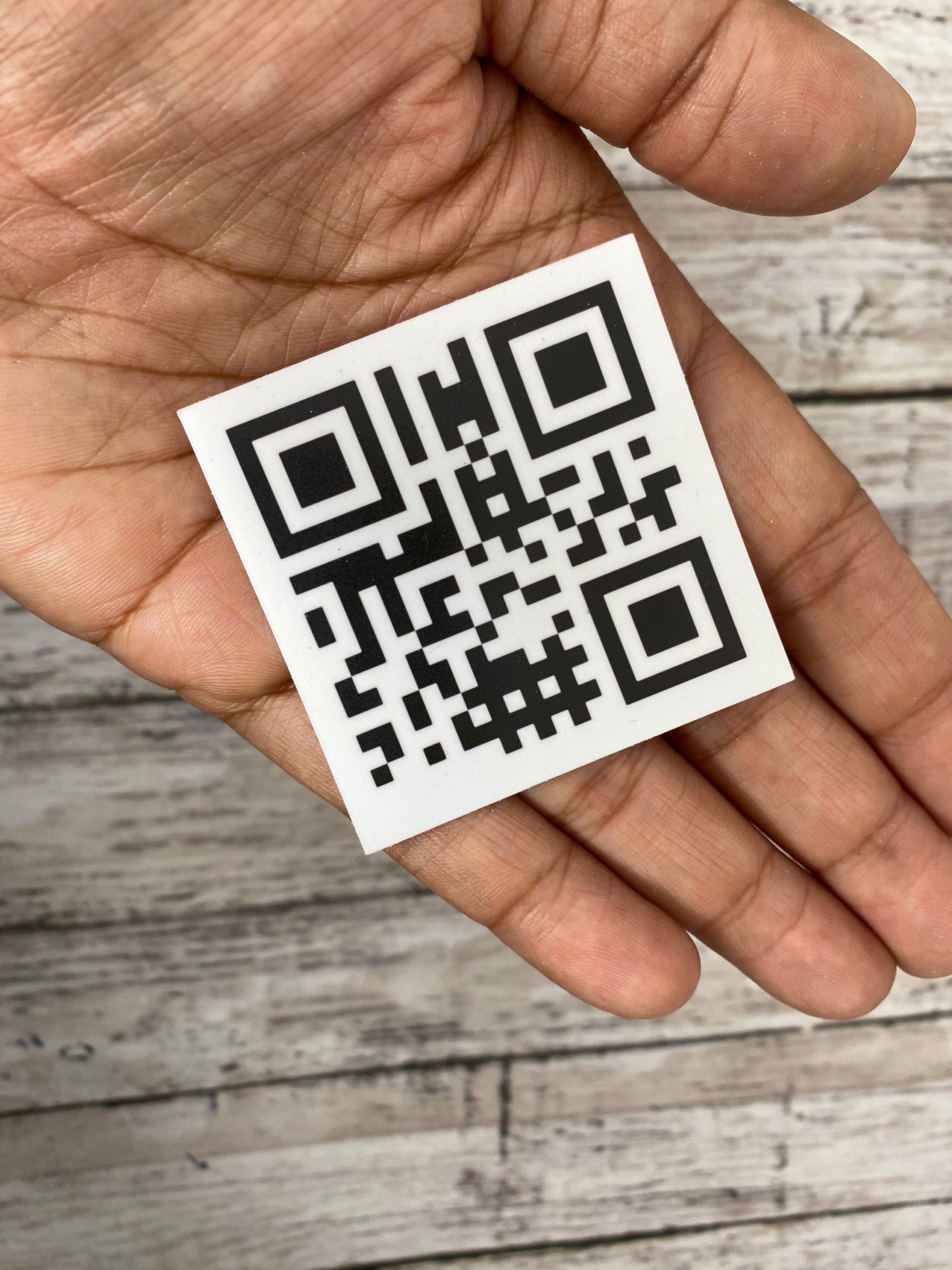 qr code stickers for business cards 2