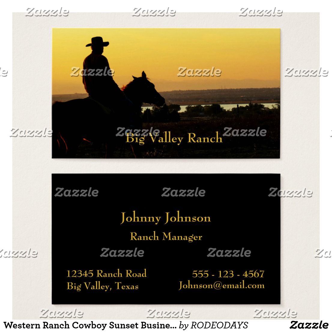 ranch business cards 1