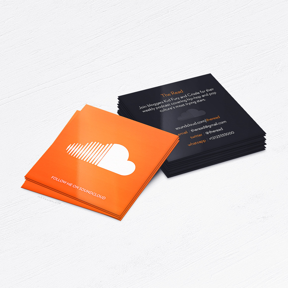 rapper business cards 2