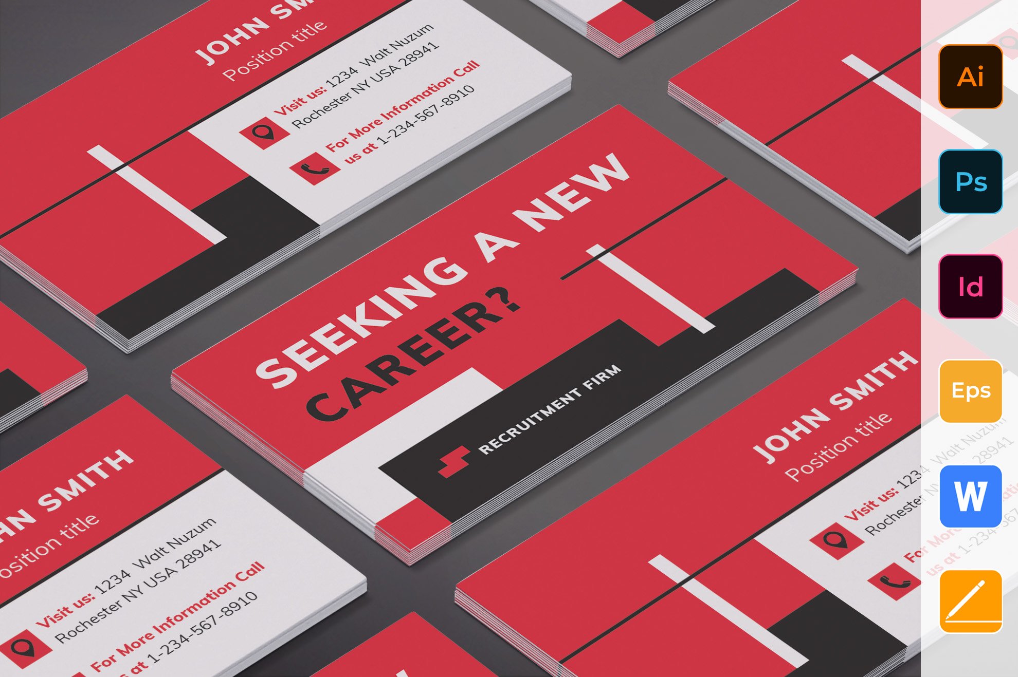 recruitment business cards 2