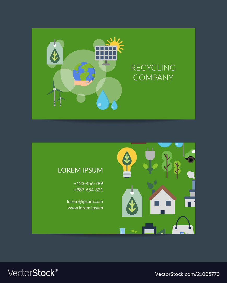 recycling business cards ideas 3