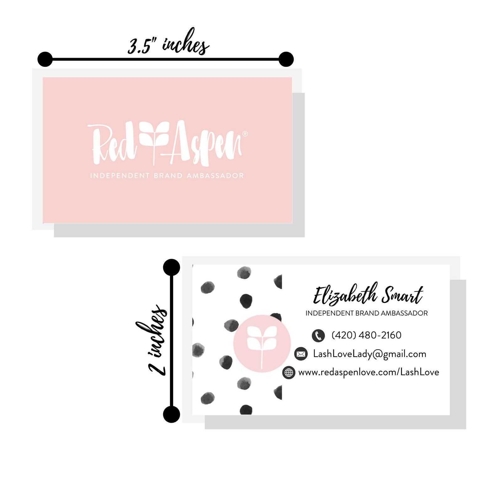 red aspen business cards 6