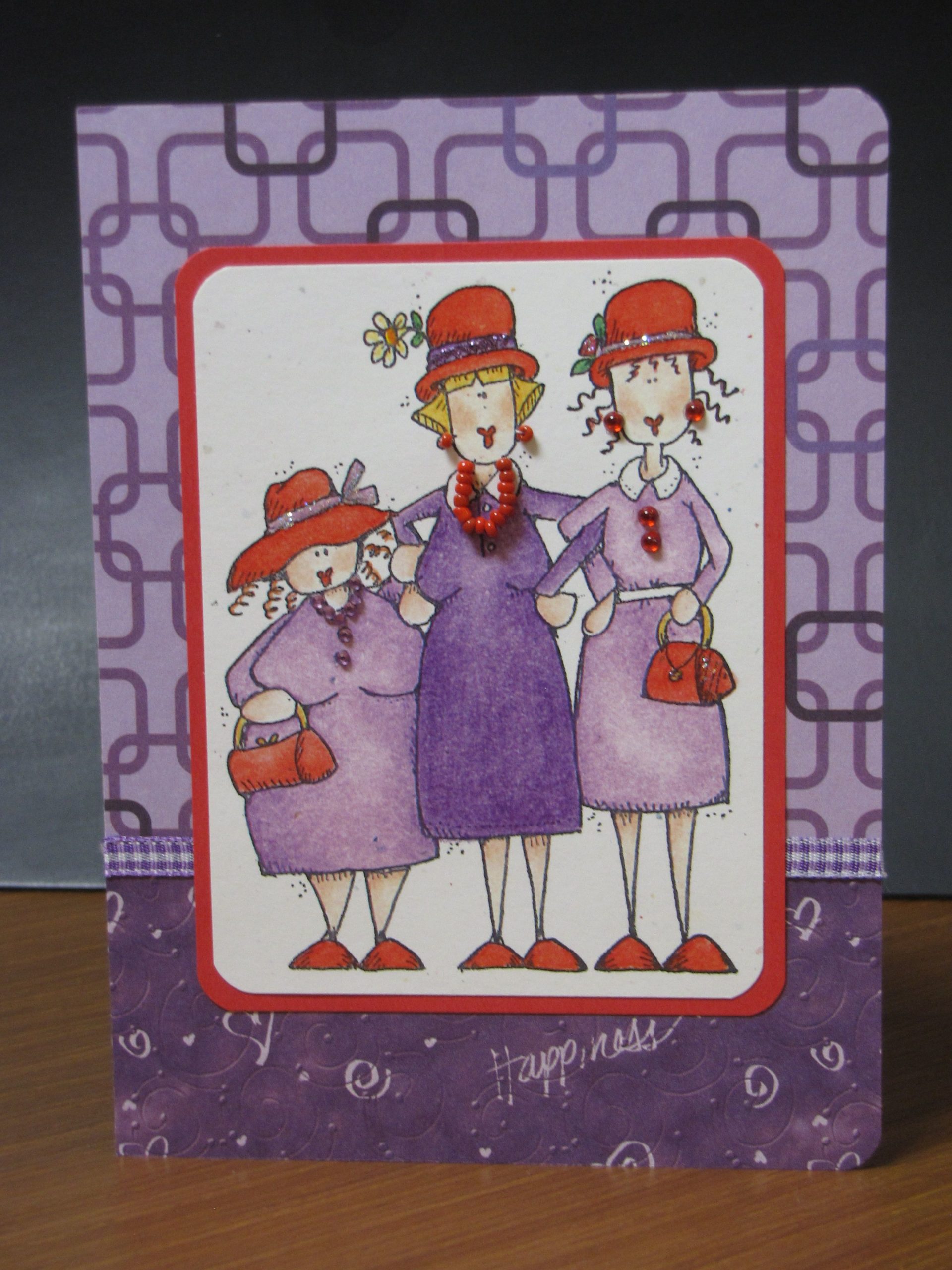 red hat society business cards 1
