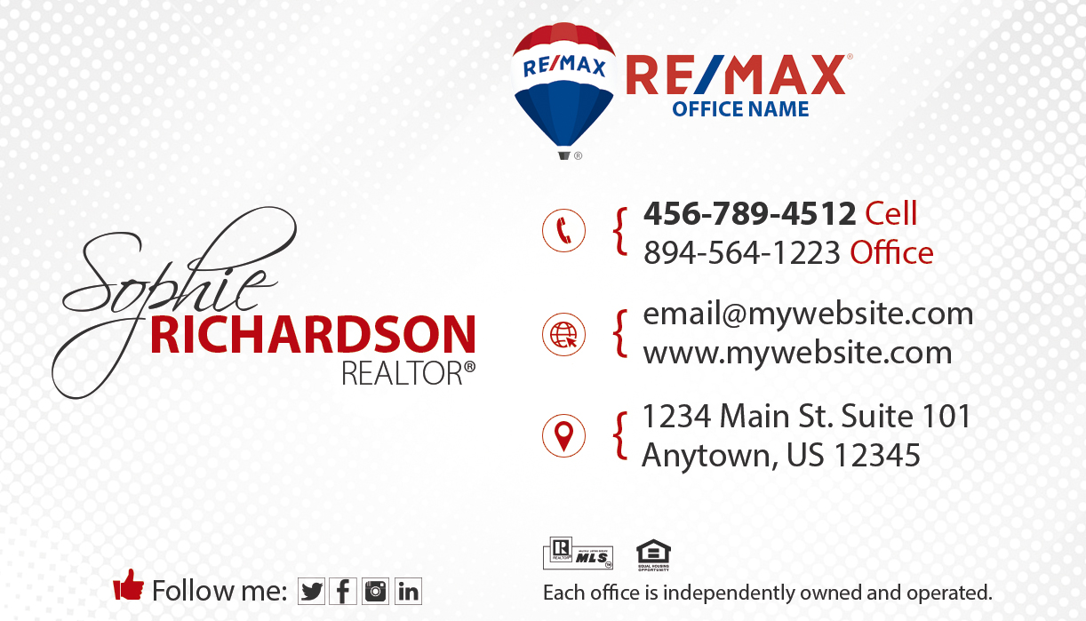 remax business cards templates 1