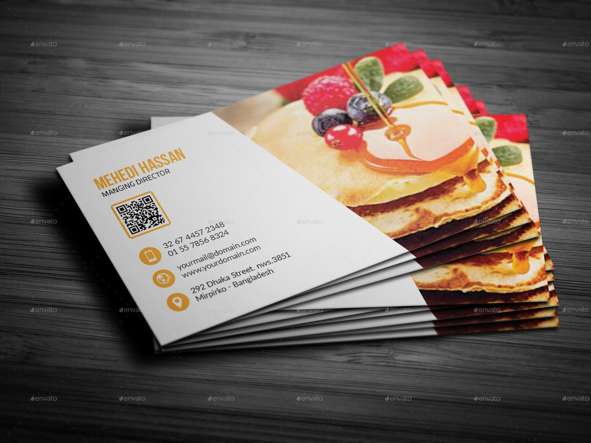restaurants business cards 2