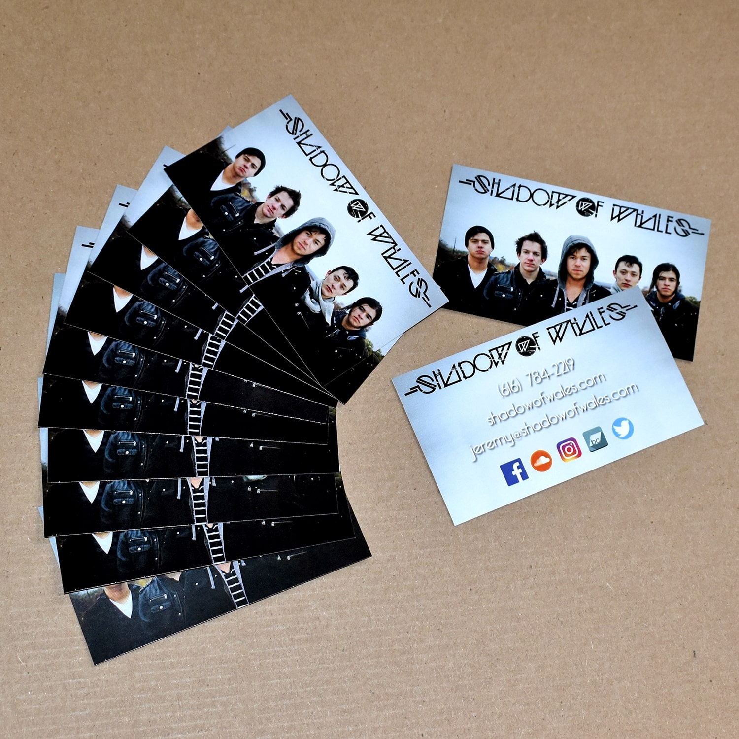 rock band business cards 1