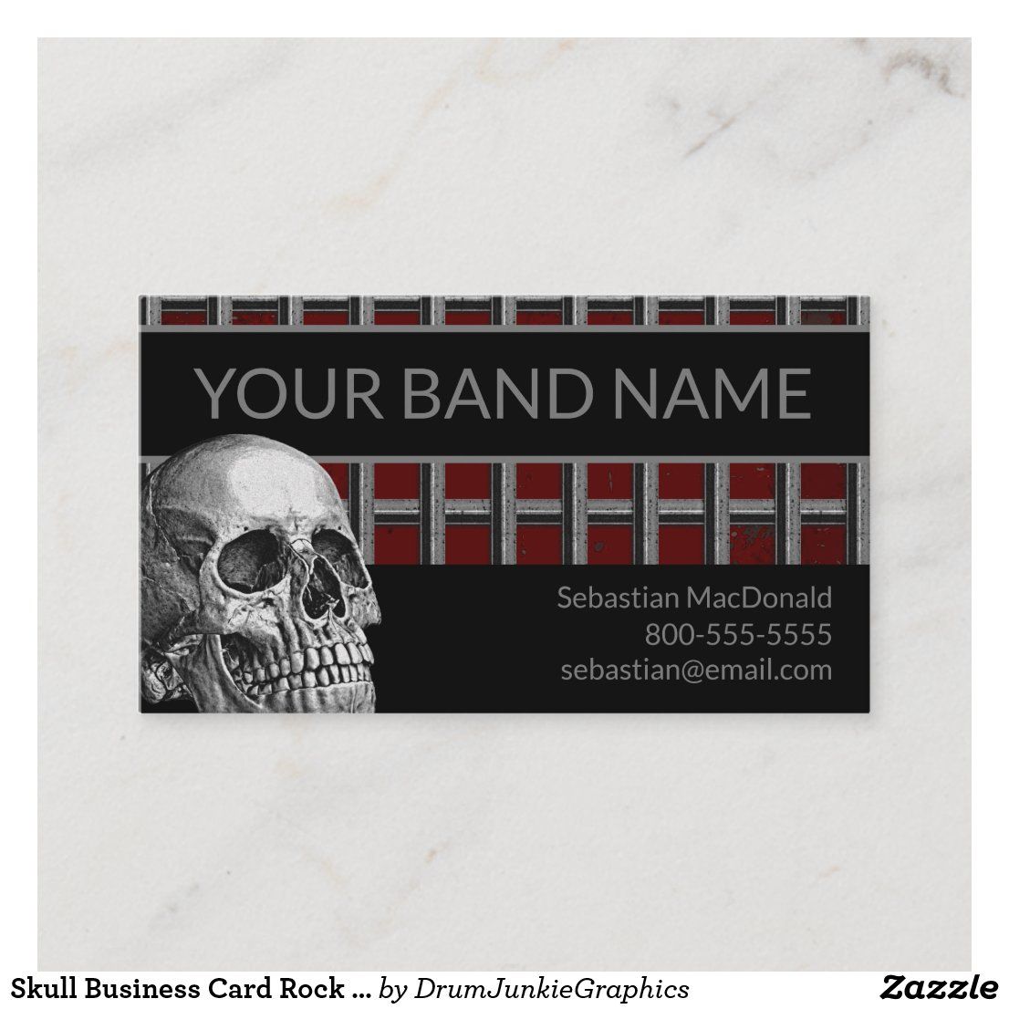 rock band business cards 5