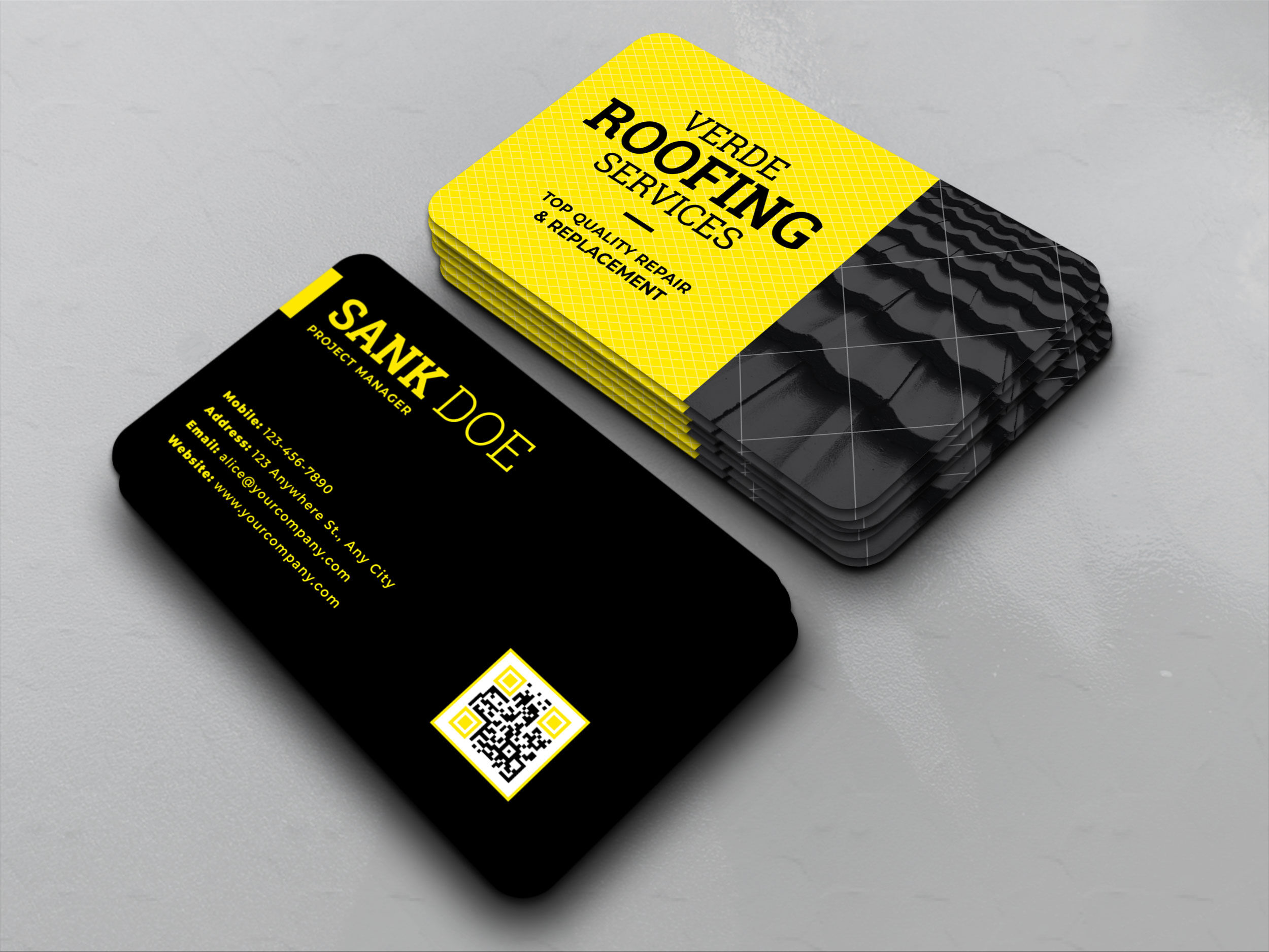 roofing business cards ideas 1