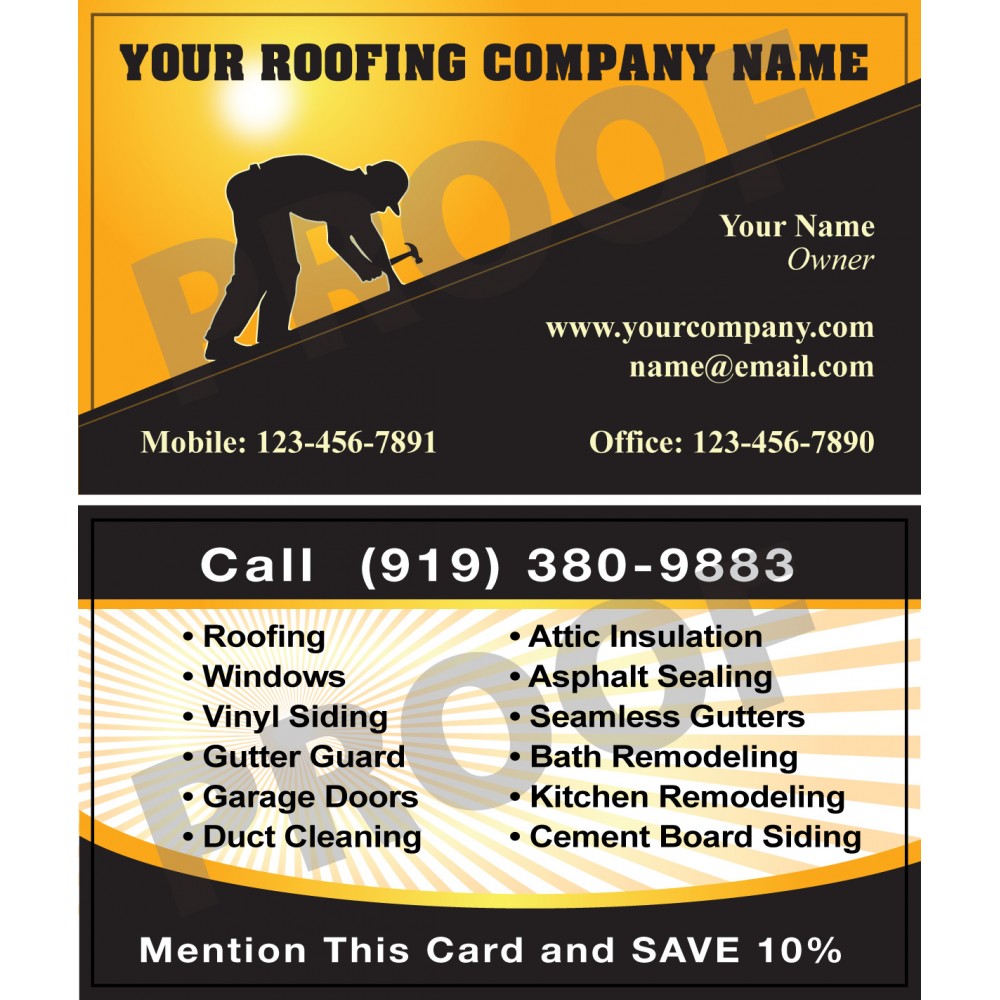 roofing business cards ideas 6